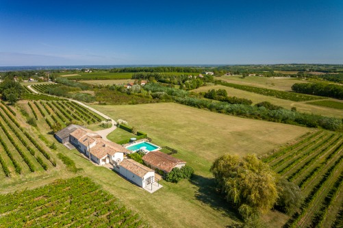 Domaine de Bramefant ariel view